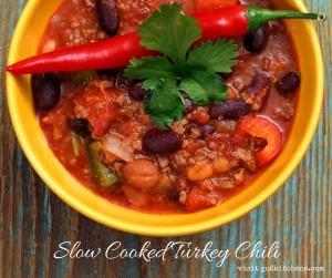 Healthy Eating - Slow Cooked Turkey Chili