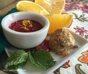 cranberry dipping sauce