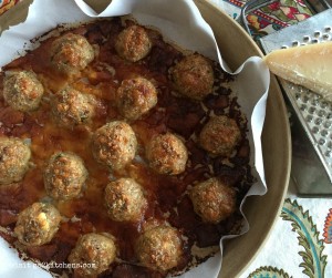 cheesy turkey meatballs