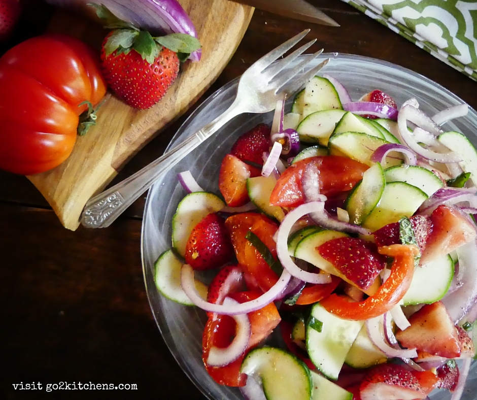 Strawberry Tomato Salad