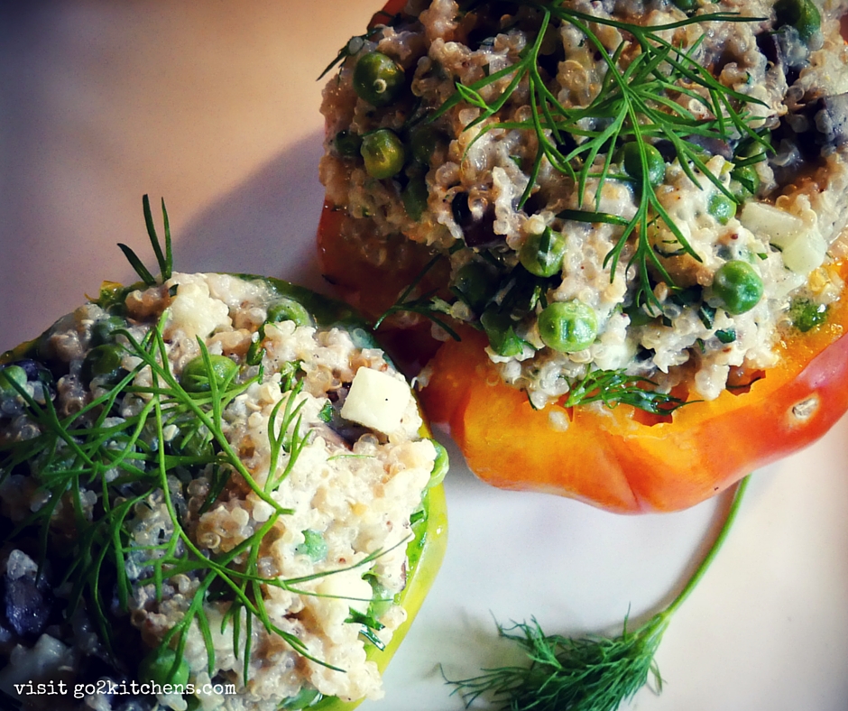 Stuffed Heirloom Tomatoes