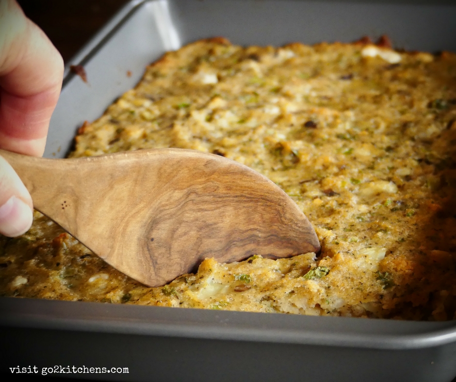 Grain Free Holiday Cornbread Stuffing