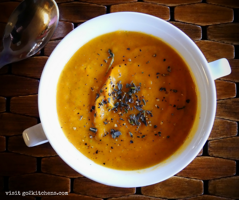 Creamy Roasted Vegetable Soup