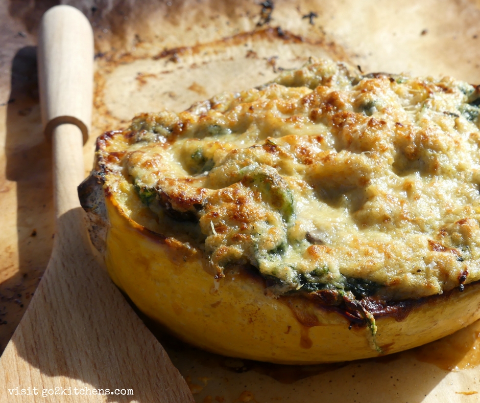 Alfredo Spaghetti Squash