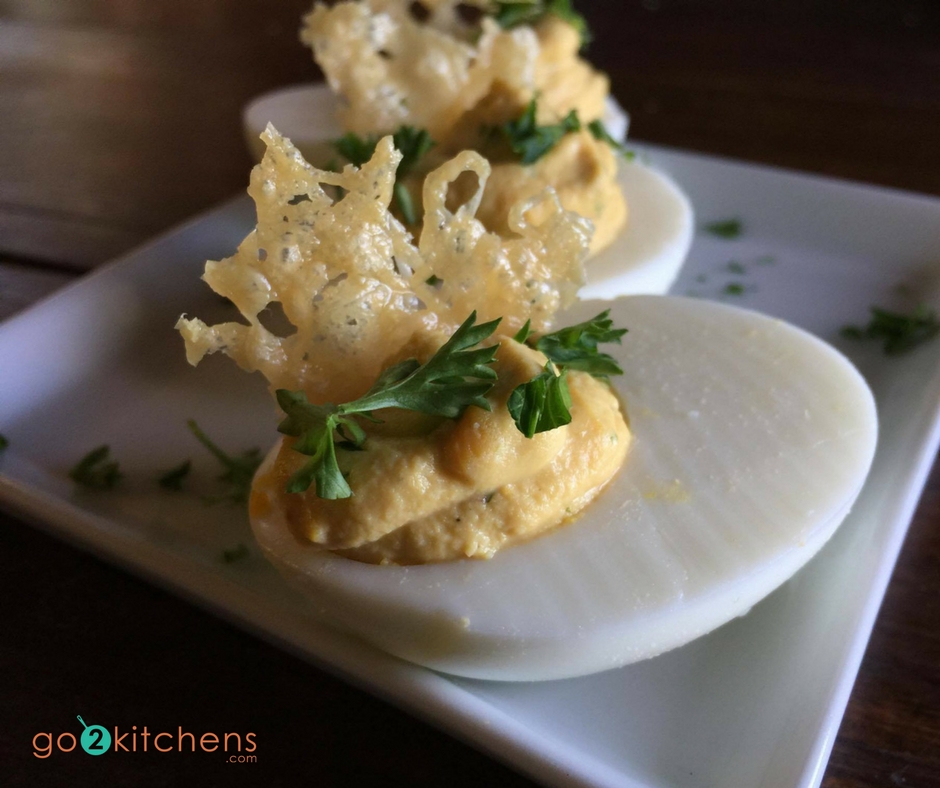 Alfredo Deviled Eggs