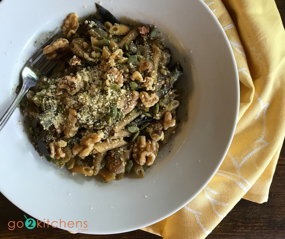 Mint Pesto with Penne Pasta