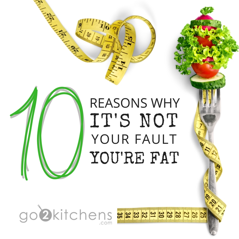 10 Reasons It Is Not Your Fault You're Fat
