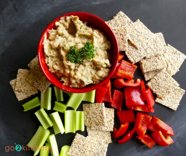 Spicy White Bean Dip go2kitchens