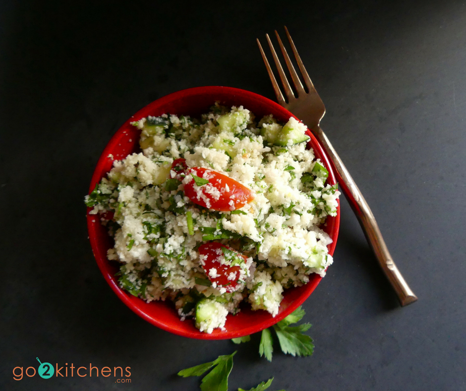 Low Carb Tabbouleh Salad (Tabouli) 